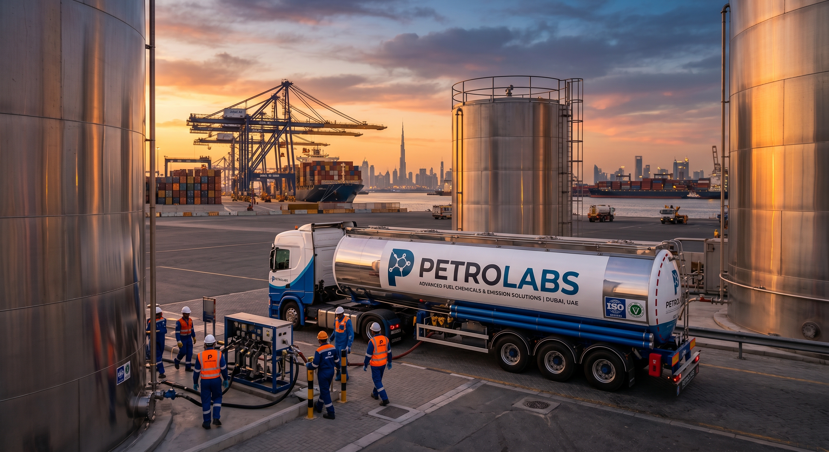 Futuristic PetroLabs Chemical Facility Jebel Ali Dubai